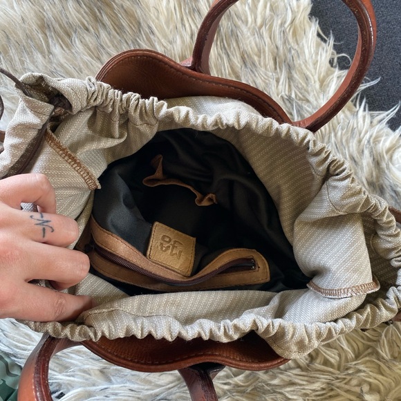 MAJO brown Italian leather purse - Picture 4 of 10